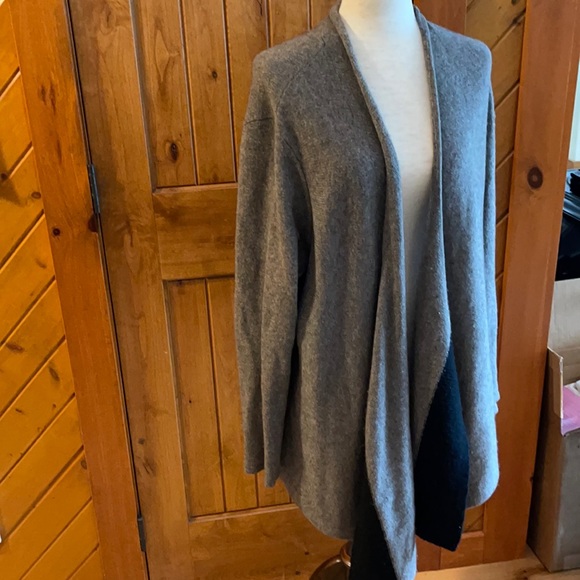 Eileen Fisher 100% Soft Italian Wool Sweater Coat - Picture 1 of 10